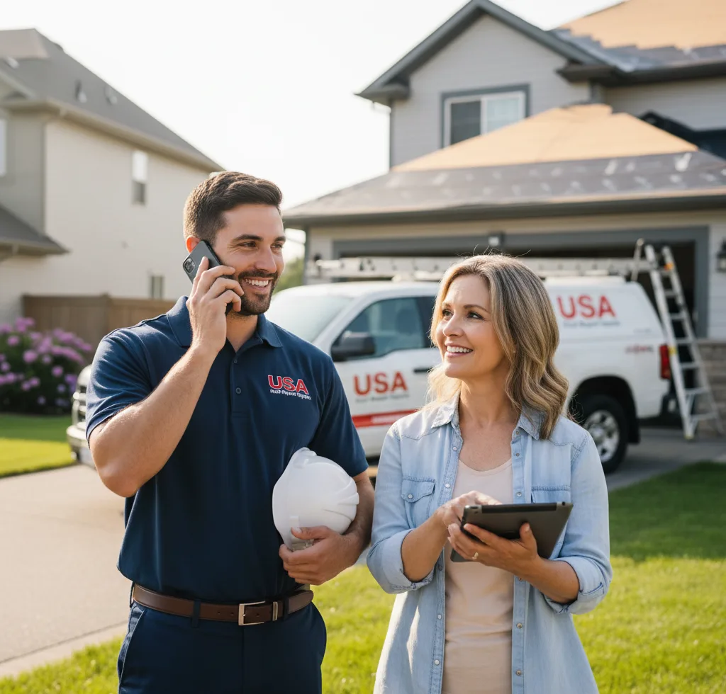 USA Roof Repair Experts customer support in Pawhuska